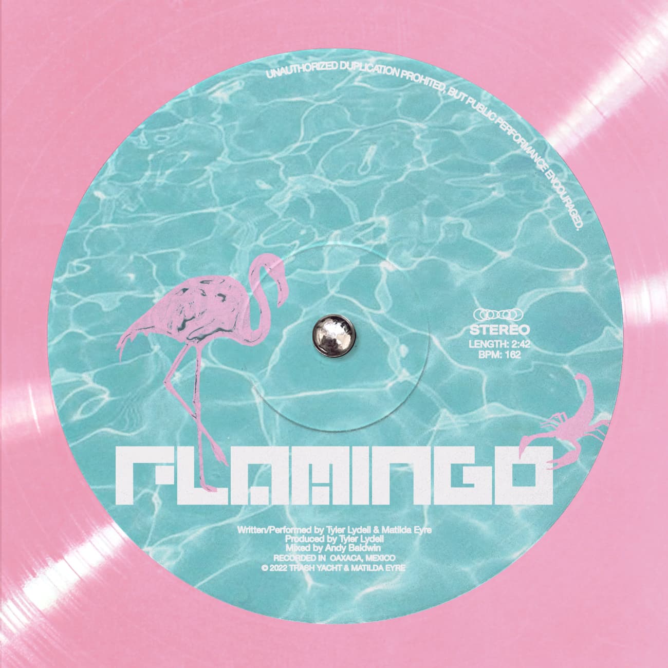 Flamingo Artwork LP Style Design